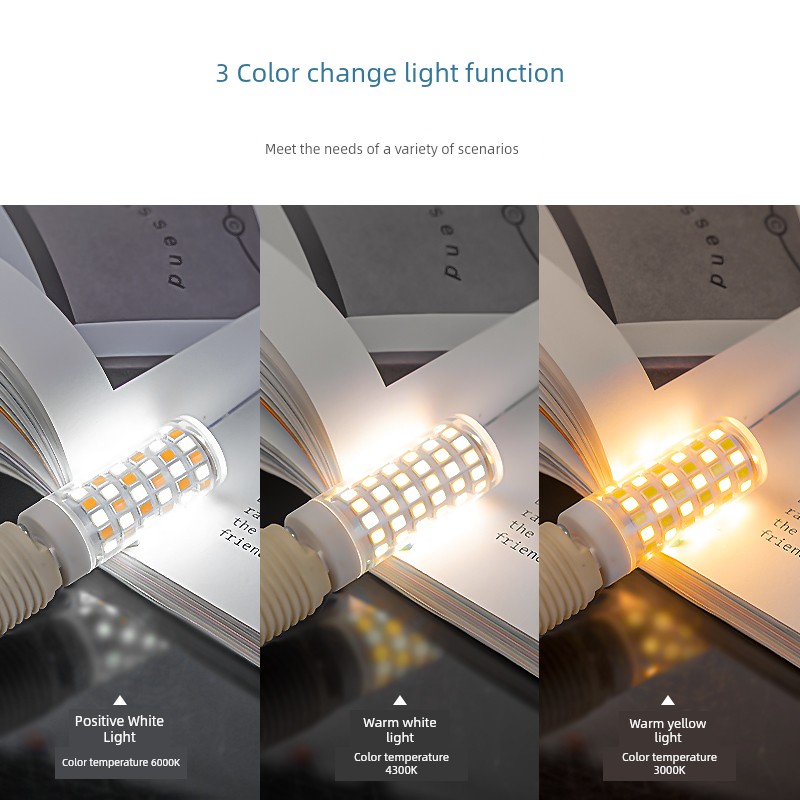Led For Home Super Bright Three-Color Pin Replacement Bulb