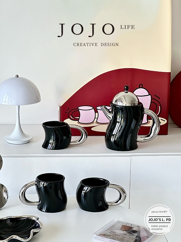 Jojo's L. Pd. Know. Drinking Ware Set Tea Set Living Room Hospitality Household Cups Teapot | Need to Know