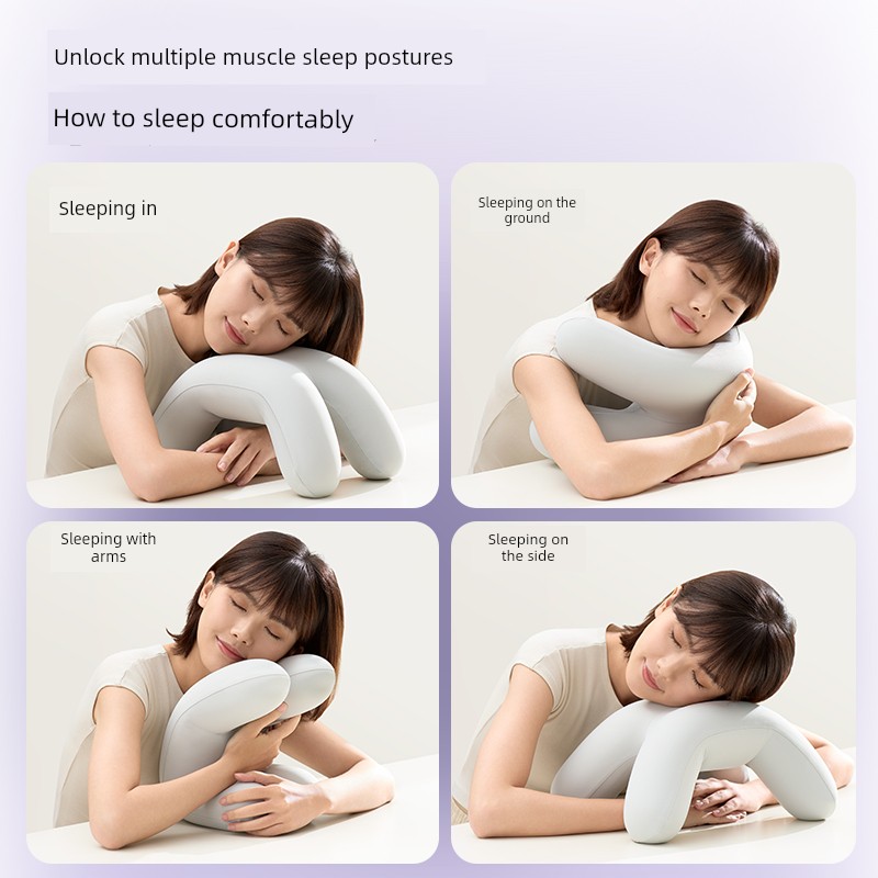 Everythink Afternoon Nap Pillow Student Adult Office Station Nap Face down Pillow Sleep Lumbar Pillow Pillow