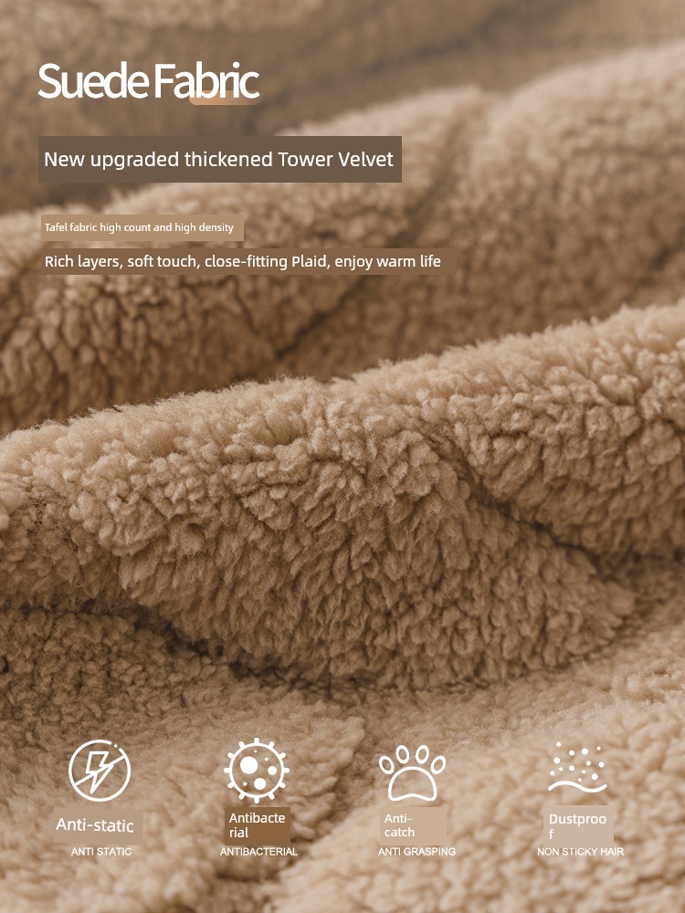 Thickened Fleece All-Inclusive Universal Cover Cover 2025 New Arrival Autumn and Winter Non-Slip Seat Cushions Stretch Sofa Cover Sofa