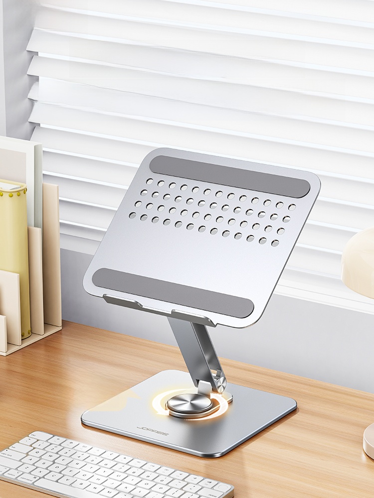 Laptop Stand Cooling Support Hanging Desktop Rotatable Lifting Standing Aluminum Alloy Bracket Elevated Rack Foldable Tablet Two-in-One Height Increasing Table Game Office Accessories