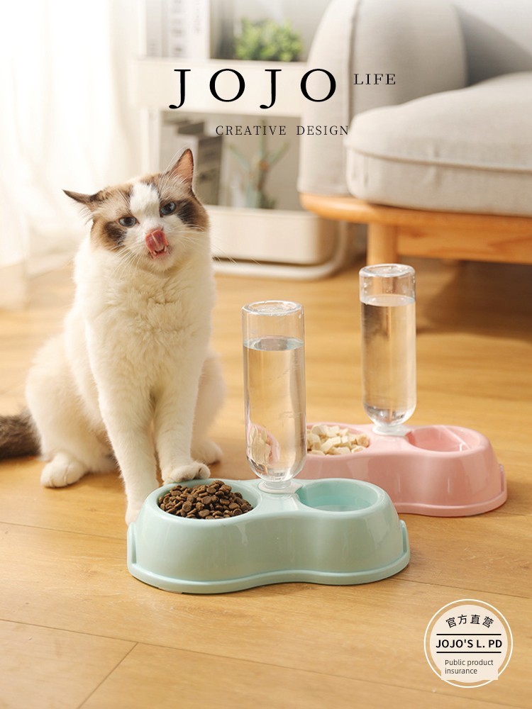 Jojo's L. Pd. Mr. Grocery. Cat Bowl Dog Bowl Non Slip Cat Drinking Water Water Bowl Pet | Exit