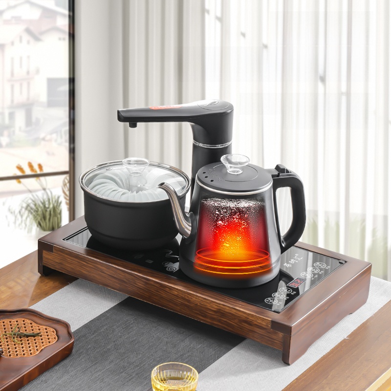 All-in-One Embedded Induction Cooker Tea Set Water Boiling Kettle