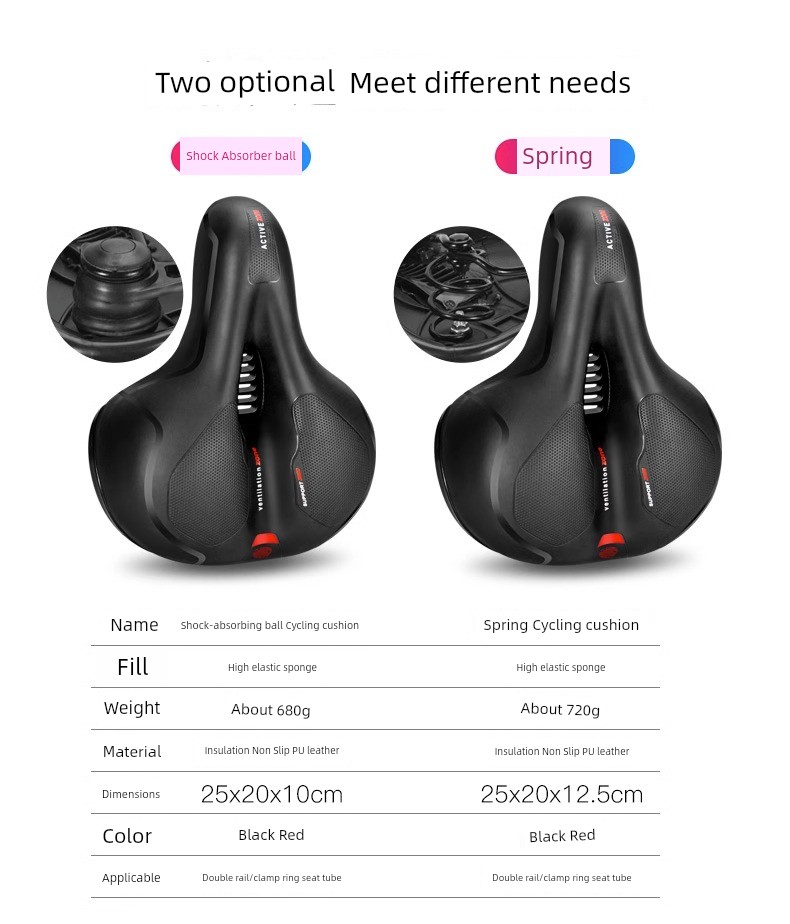 Widened Soft Bike Saddle Seat Cover - Best Seller