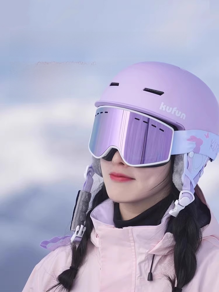 Kufeng Adult and Children Double Board Safety Ski Helmet