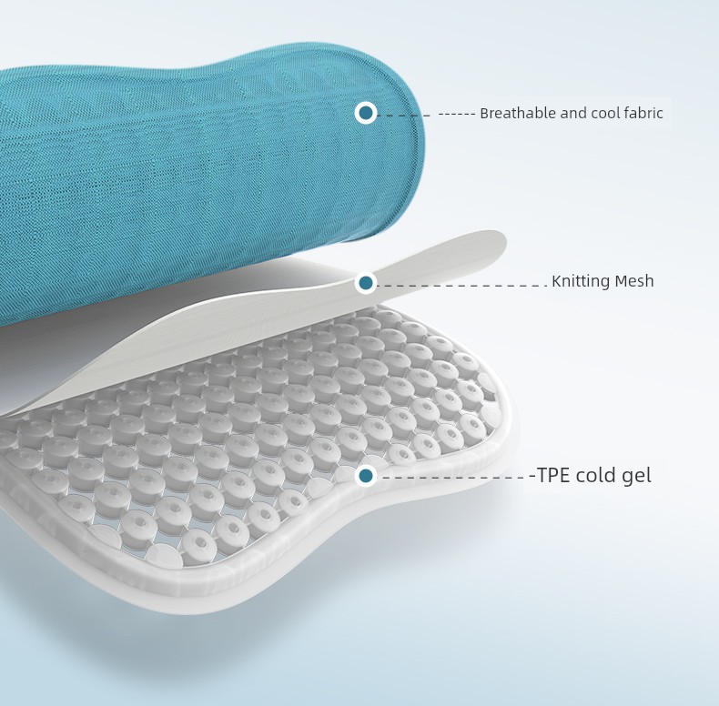 Premium Cooling Gel Car Seat Cushion Pad