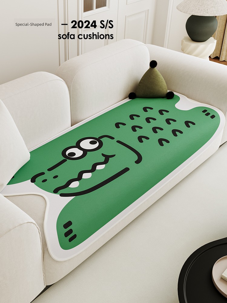 Cartoon Sofa Cushion Summer Mat 2025 New Arrival Special-Shaped Sofa Cushion Non Slip Sofa All Year Round Neutral Cushion