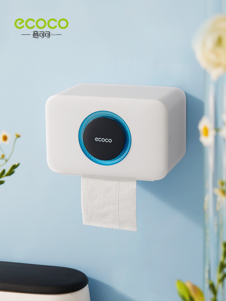 Aromatherapy Toilet Tissue Box Toilet Paper Toilet Paper Tissue Paper Roll Paper Storage Rack Wall-Mounted Punch-Free