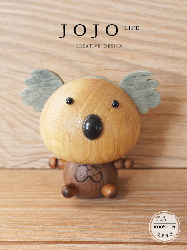 Jojo's L. Pd. Piece. Bobblehead for Car Automobile Aromatherapy Decoration Wooden Craftwork | Piece