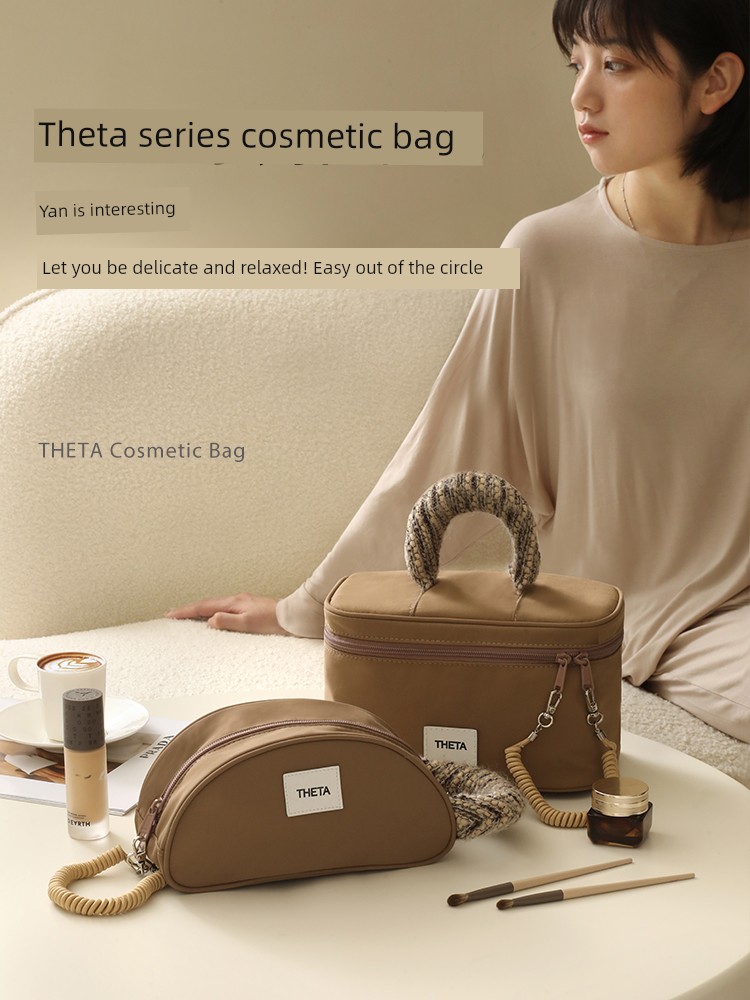Vertical Portable Large Capacity Travel Business Trip Cosmetic Bag