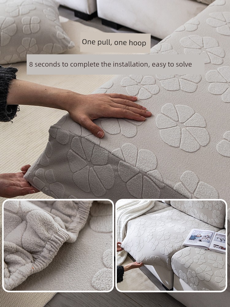 Sofa Cover All-Inclusive Universal Cover Anti-Scratching 2025 New Arrival Autumn and Winter All Year Round Neutral Cover Cloth Cushion Non Slip
