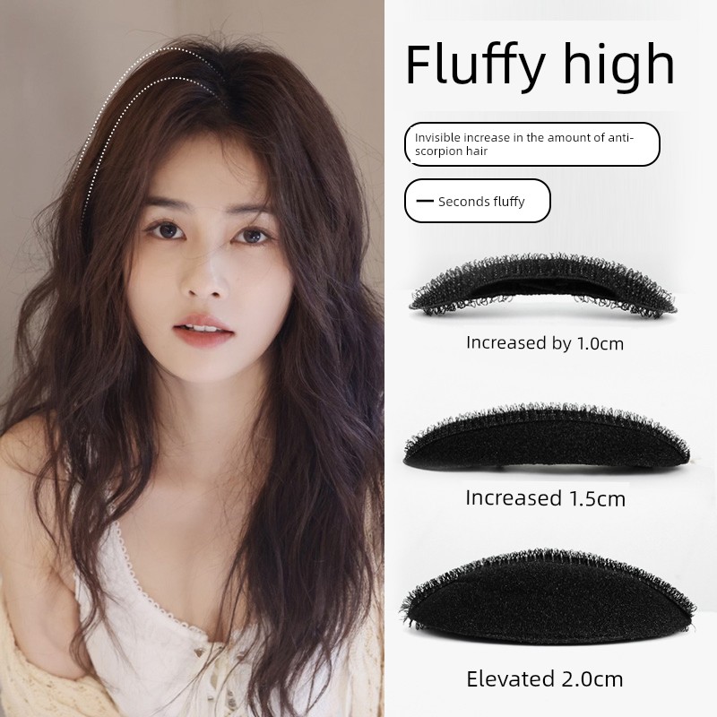 Head Anti-Collapse Barrettes Hair Root High Skull Top Fluffy Handy Gadget Breathable Increased Hair Increase Sofa Cushion Clip Hairware Female