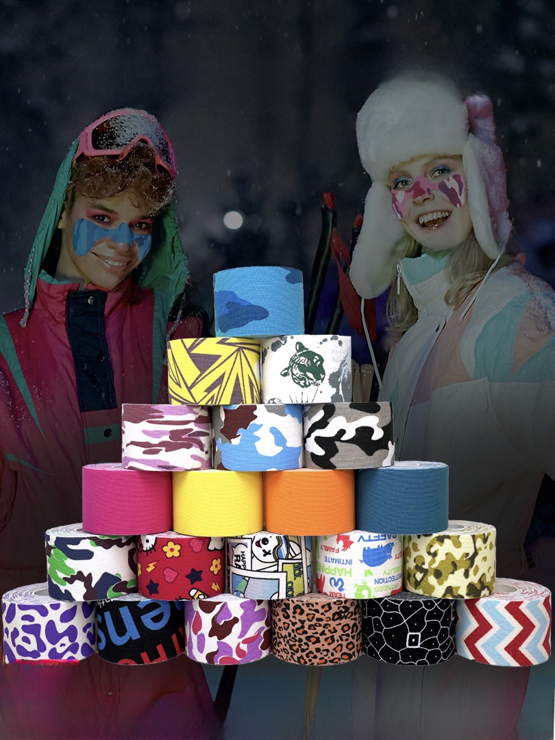 Cartoon Muscle Paste Tape Sunscreen Cute Ski Protective Gear