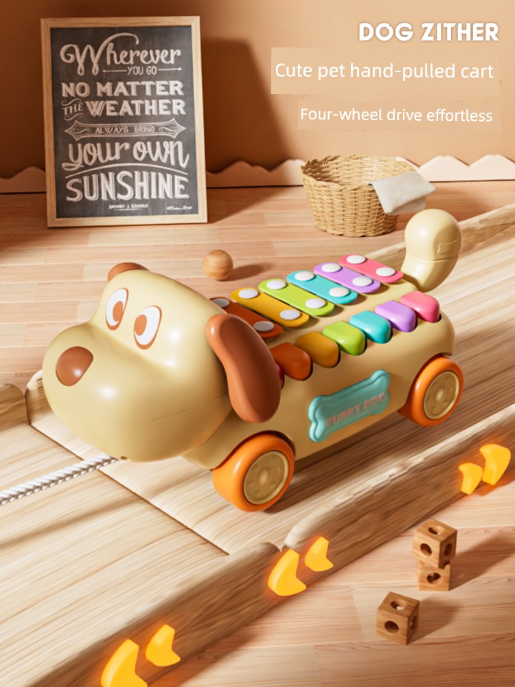 2025 New Arrival Kids Inertia Sliding Puppy Car Toy 1-3 Years Old Puzzle Gifts for Boys and Girls Baby 2