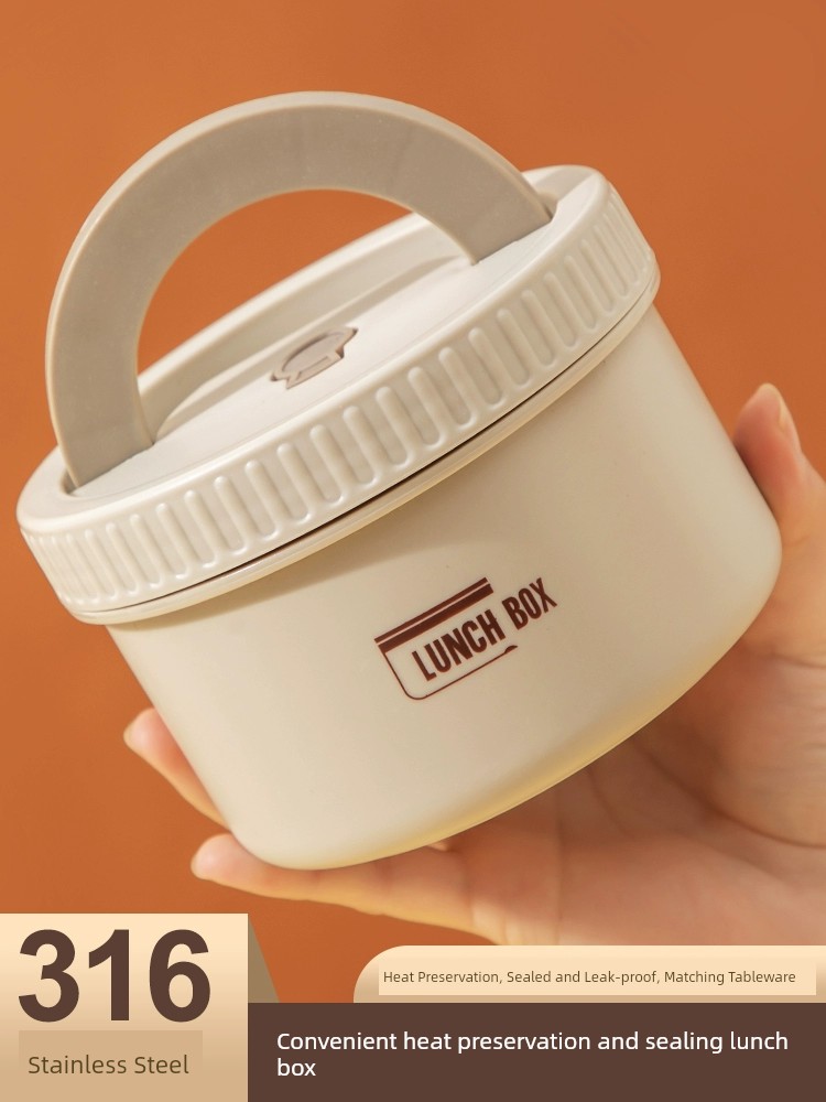 316L Office Worker Breakfast Bowl Mini Insulated Lunch Box