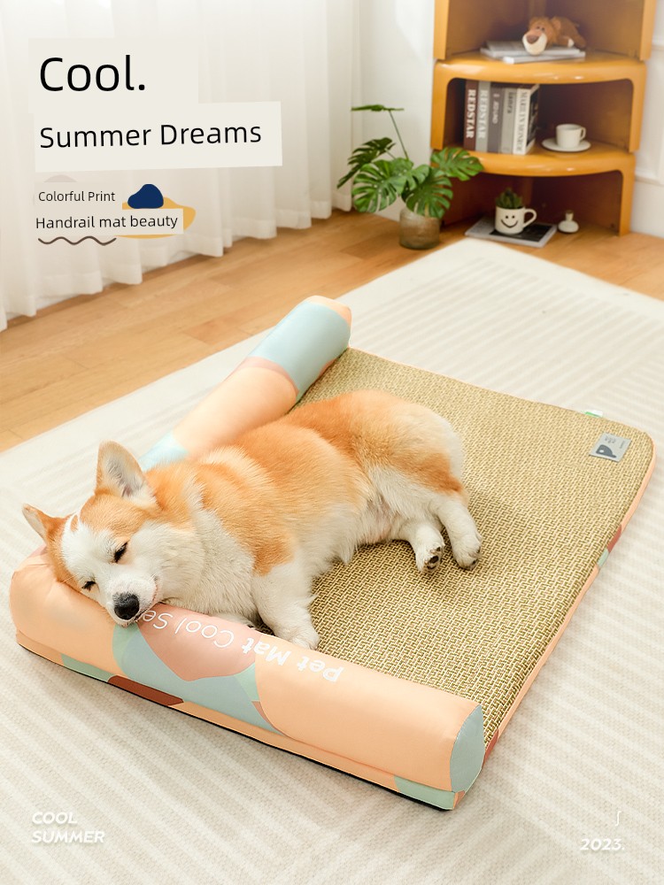 Dog Mat Mat Summer Kennel All Year Round Neutral Removable and Washable Pet Special Cooling Cool Nest Cat Mattress Supplies