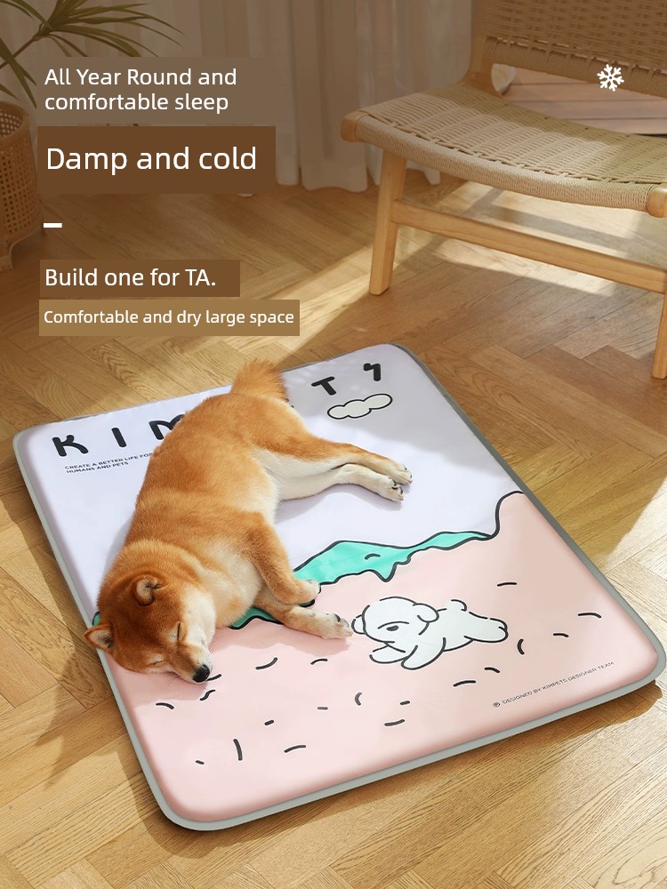 Dog Mat Sleep for Ice Pad Summer Mattress Kennel Floor Mat All Year Round Neutral Cool Pad Cat Pet Medium Large Dog