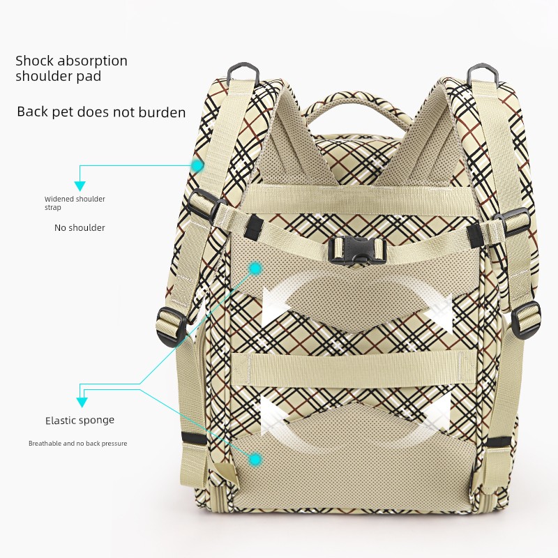 Truelove Pet Backpack Dog Small Size Dogs Teddy Outing Schoolbag Portable Backpack Breathable Bichon Supplies