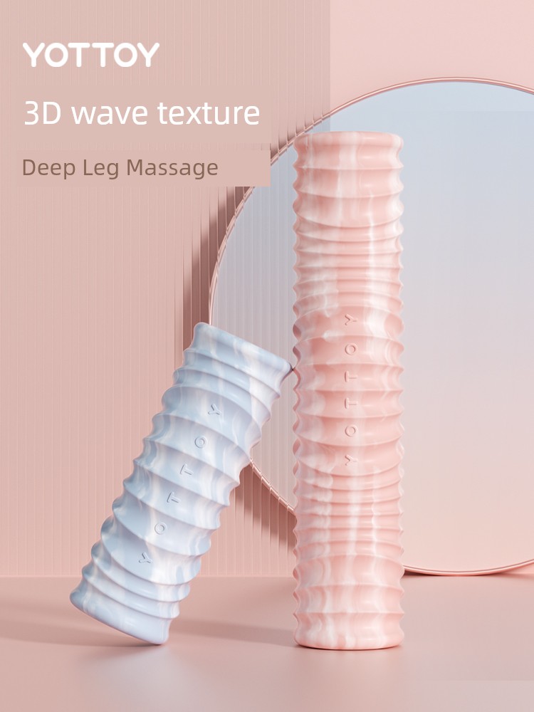 Foam Roller Skinny Leg Muscle Relaxation Roller Solid Spiked Club Massage Stick Professional Roller Fitness Equipment Foam Roller