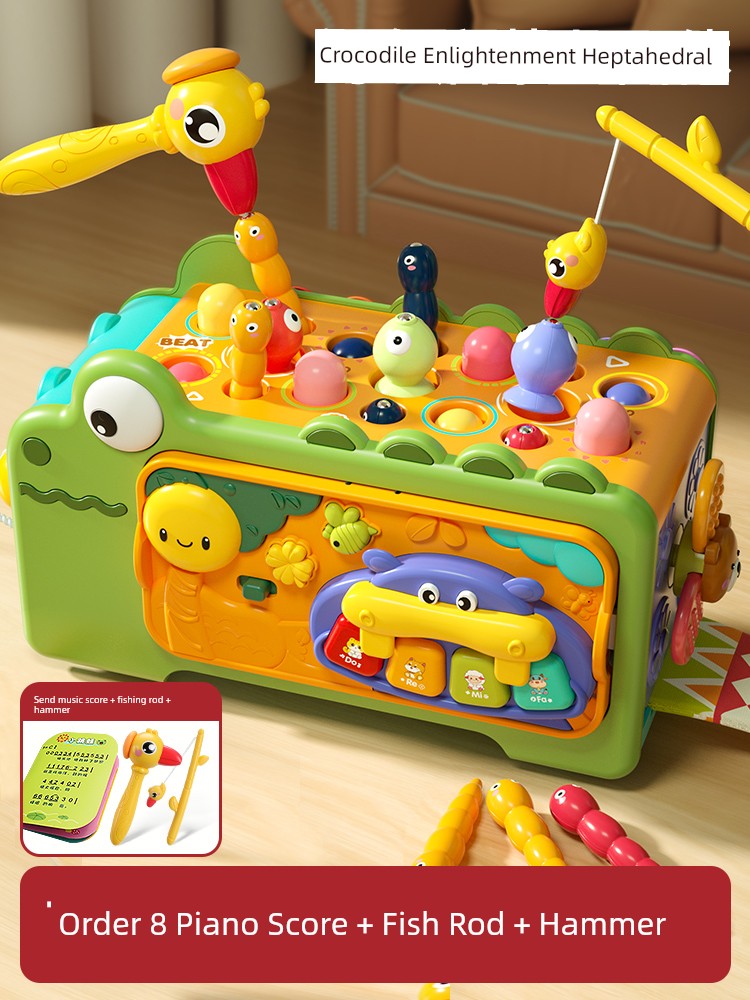 Woodpecker Toy Eating and Catching Insects Baby One to Two Years Old Two Or Three Boys and Girls Young Children Hand-Eye Coordination Early Childhood Education