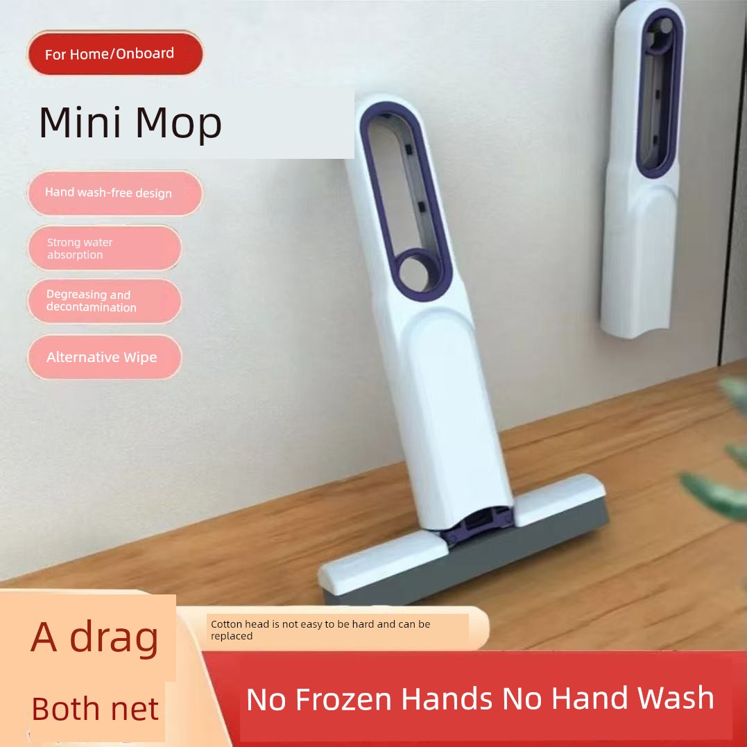 Suitable Mini Small Mop Sponge Absorbent Household Desk Hand-Held Hand-Free Wash Small Sponge Table Cleaning Multi-Functional Rag