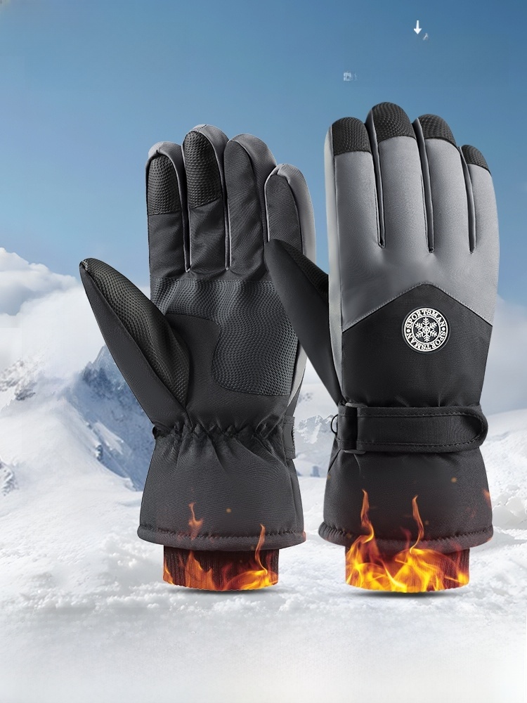 Skiing Thickened Cold Protection Outdoor Winter Hiking Women's Gloves
