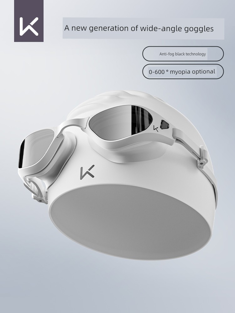 Keep Swimming Goggles Waterproof Anti-Fog HD Myopia Belt Degree Swimming Glasses Men's and Women's Submersible Equipment Swimming Cap Suit