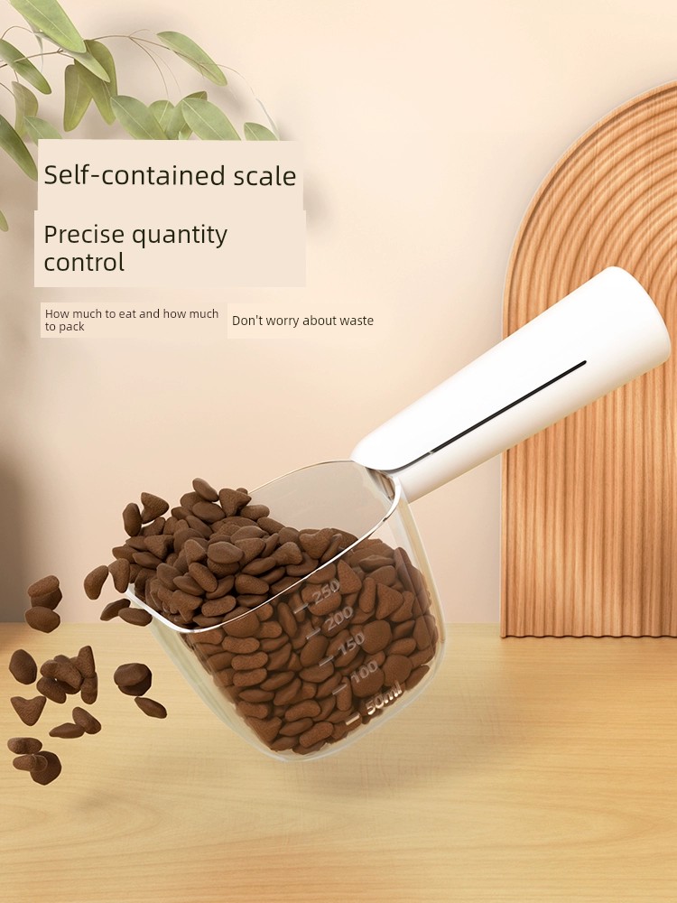 Pet Food Cat Measuring Cup Feeder Spoon