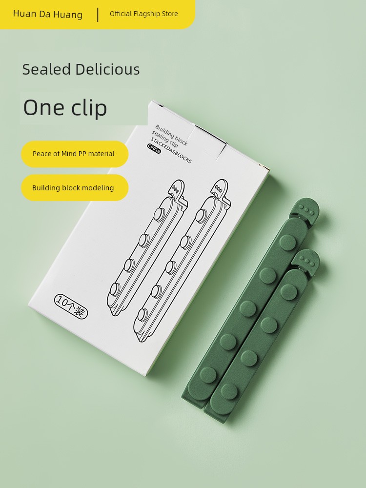Cooker King Food Seal Clip Sealing Clip Sealing Clamp Extra Long plus Size Moisture-Proof Kitchen Snack Potato Chips Plastic Bag