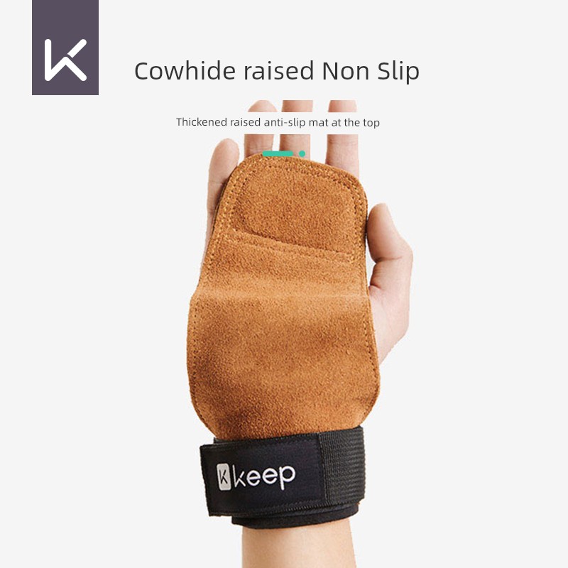 Keep Booster Stripe Gloves Men's Fitness Hard Pull Pull-up Grip Non Slip Athletic Wristguards Horizontal Bar Auxiliary Strap Women