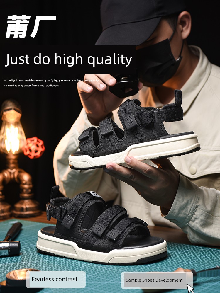 Sandals NB Men's Shoes Teenagers Outdoor Summer Beach Men 2025 New Arrival Summer Outwear Sports Anti-Slip Slippers