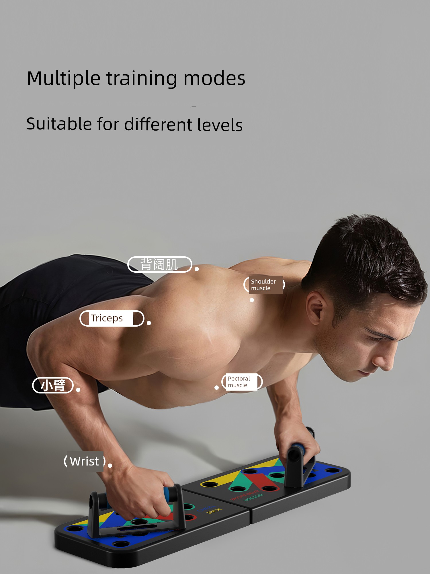 Fitness Men Exercise Equipment Abdominal Muscle Push up Bar