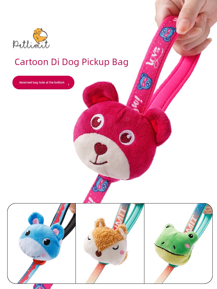 Pet Pick-Up Poop Picking Bag Dog Internet Celebrity Dog Walking Garbage Bag Storage out Poop Cleaning Artifact Portable Distributor
