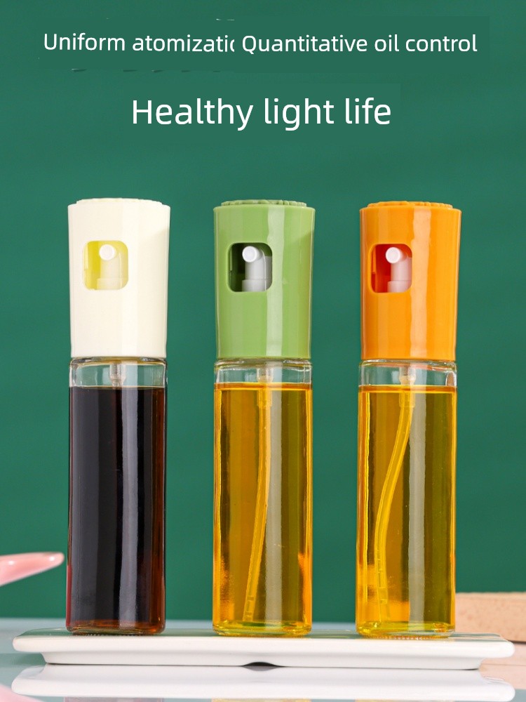 Jujiajia Oiler Kitchen Multi-Functional Thickened Oil Dispenser For Home Non-Oil-Stick Leak-Proof Air Fryer Atomization Oil Bottle