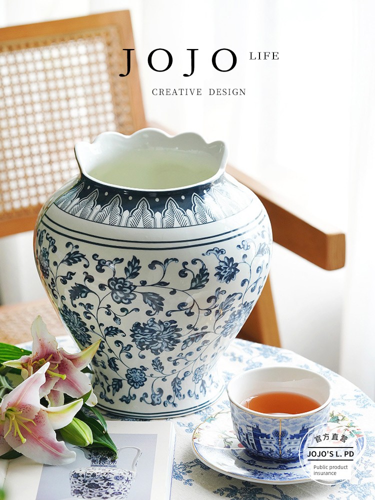 Jojo's L. Pd. Board. Vase Accessible Luxury Chinese Style Ceramic Vase European Style Retro Fresh | Song Board