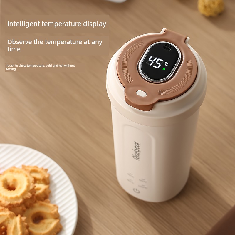 Portable Travel Electric Thermal Insulation Automatic Kettle Integrated Constant Temperature Hotel Outing Outdoor Business Trip Water Boiling Cup