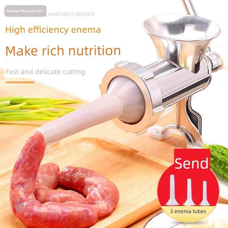 For Home Sausage Machine Sausage Filling Machine Sausage Filler Manual Meat Grinder Handy Gadget Casing Tool Machine for Filling Cans Sausage