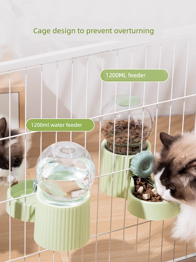 Cat Water Fountain Hanging Dog Automatic Water Feeding Feeder Rabbit Food Basin Cat Water Kettle Pet Dog Drinking Supplies