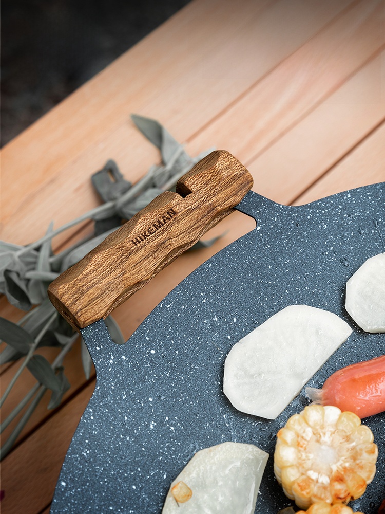 Camping Oven Mitts Sapele Wooden Clip Satchel Outdoor
