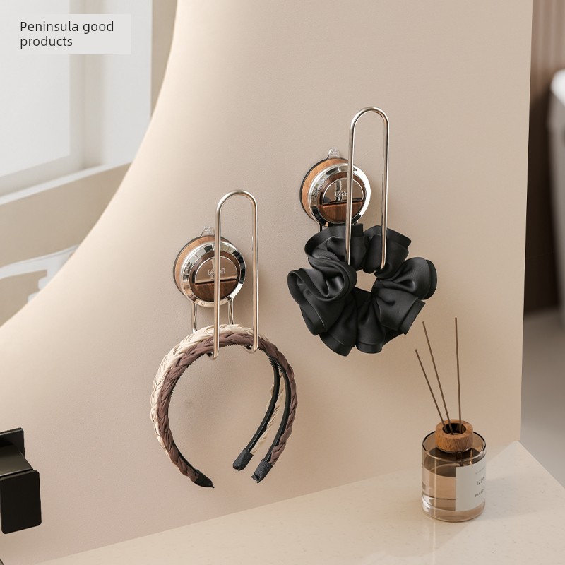 Suction Cup Storage Holder Hair Ring Hair Accessories Hairpins/Hairbands Necklace Head Rope Bracelet Hook Bathroom Jewelry Storage Fantastic