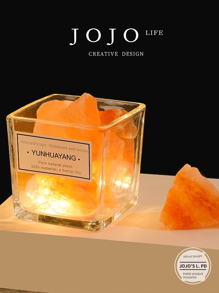 Jojo's L. Pd. Mr. Grocery. Fragrant Stone Crystal Stone Fire-Free Aromatherapy Essential Oil Indoor | Purple Empty