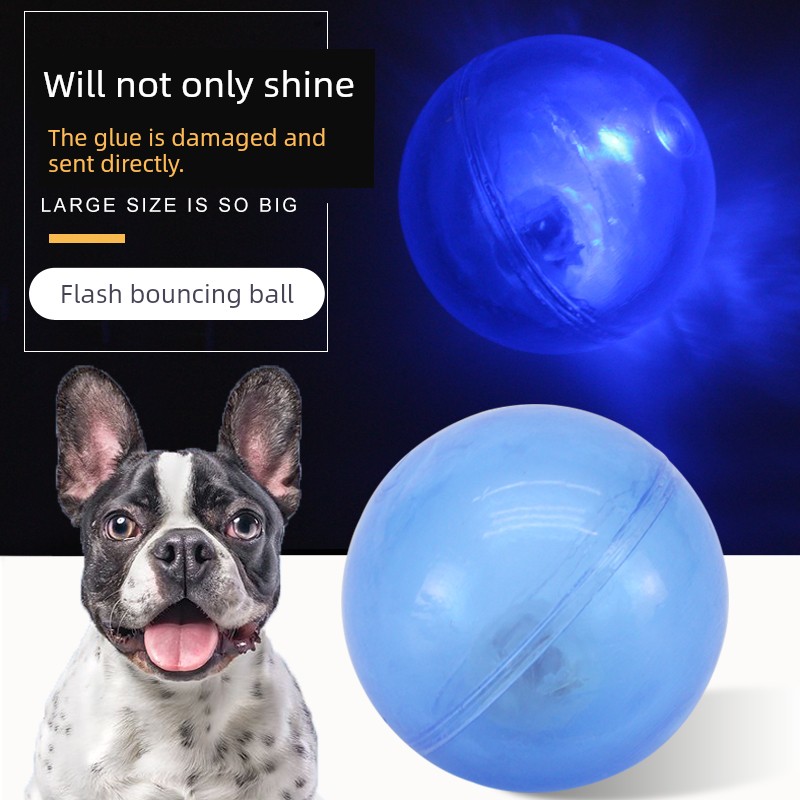 Big Sale Pet Dog Toy Bite-Resistant Teddy Dog Supplies Puppy Toy Molar Toy Puppies Pets Luminous Ball