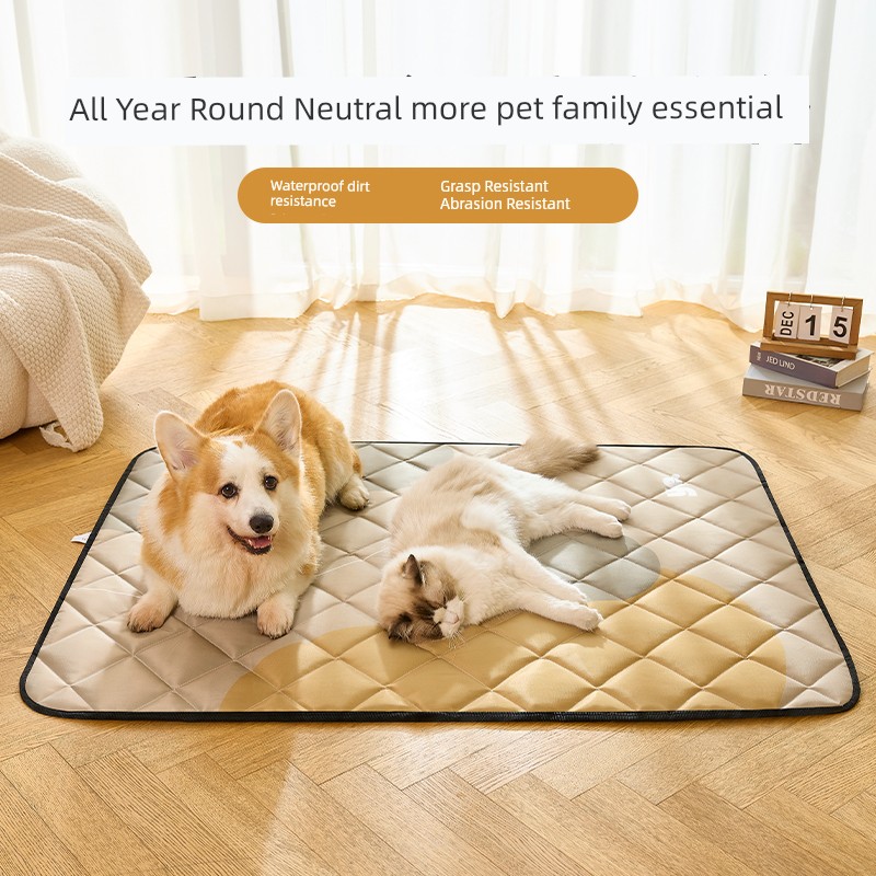 Cat Mat All Year Round Neutral Dog Bed Sleep Mattress Pet Pad Winter Heattech Cat Kennel Cat Blanket Mat