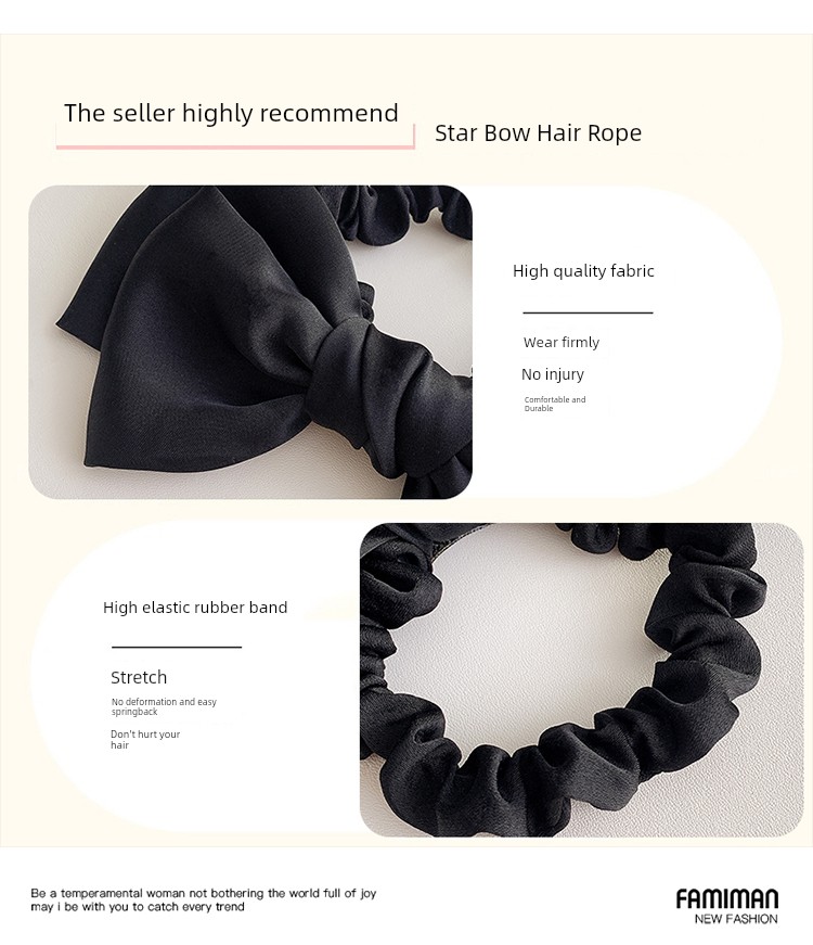 Elegant Bowknot Hair Band - Durable & Stylish