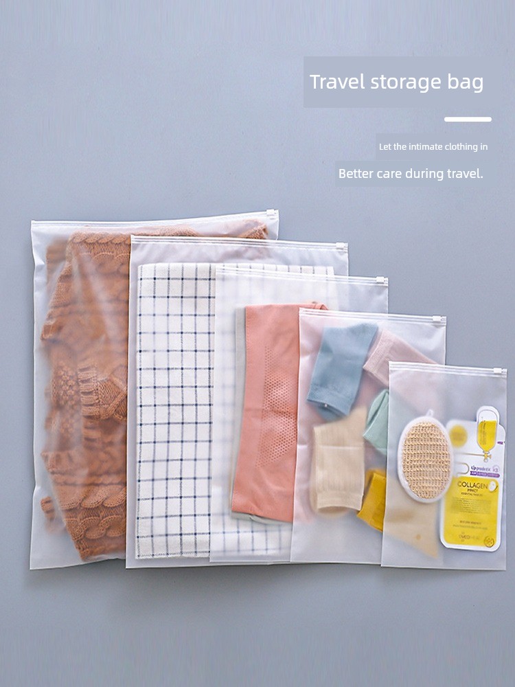 Jujiajia Travel Storage Clothes Luggage Packing Bags Intimates Waterproof Transparent Airtight Bag Baby Clothes Organizing Bag