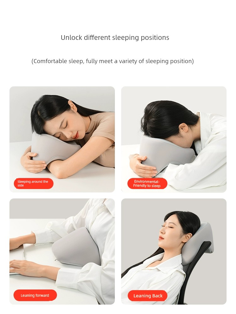 Office Siesta Pillow Multi-Functional Student Stomach Sleeping on Desk Sleeping Artifact Special Pillow for Lunch Break Nap Lying Throw Pillow