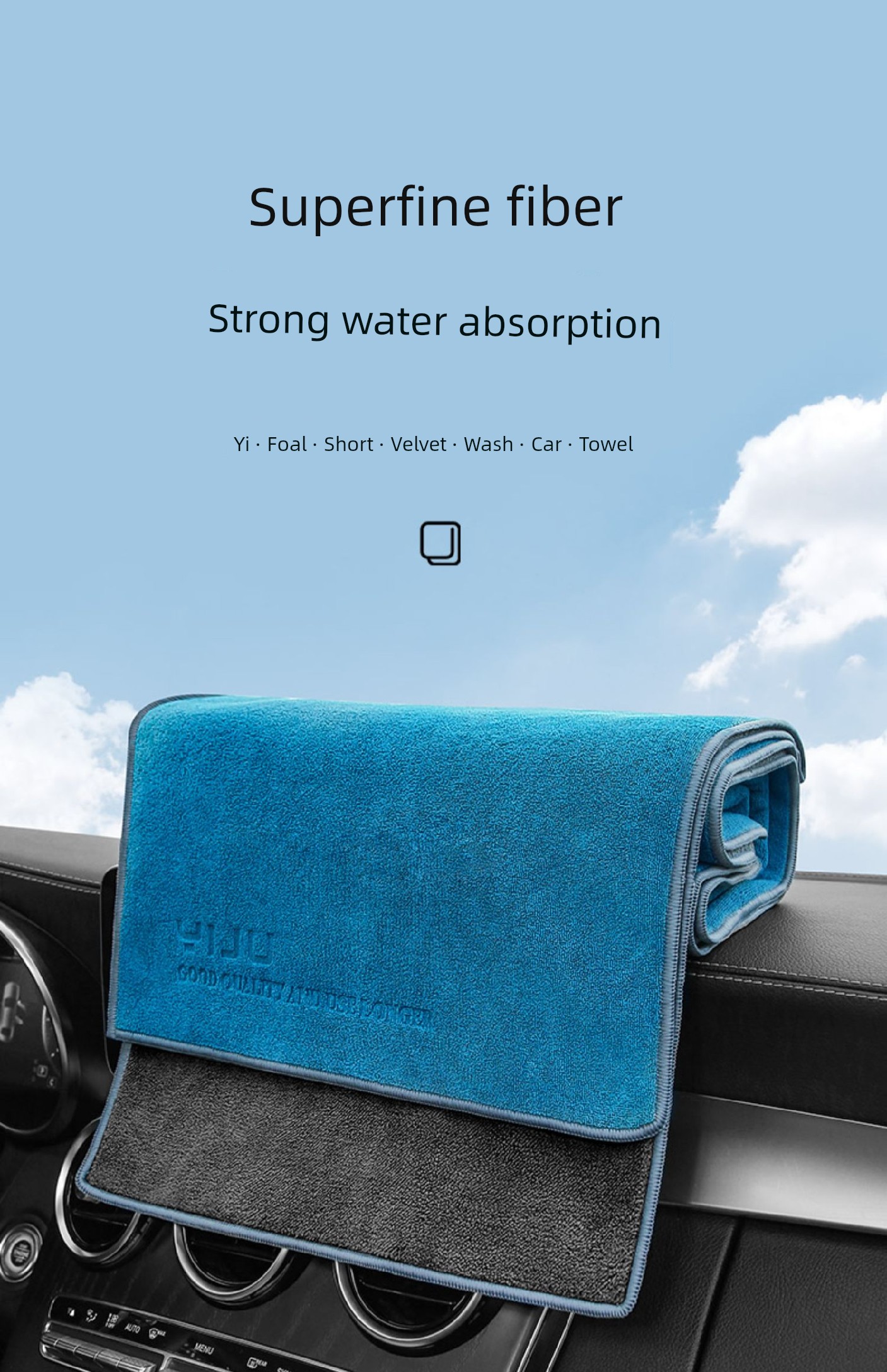 Premium Absorbent Car Wash Towel Cloth