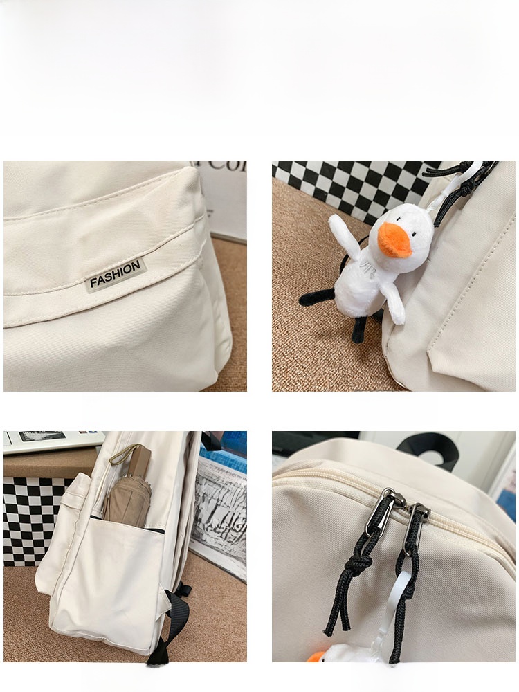 Men Female High School and College Student Hand-Carrying Backpack