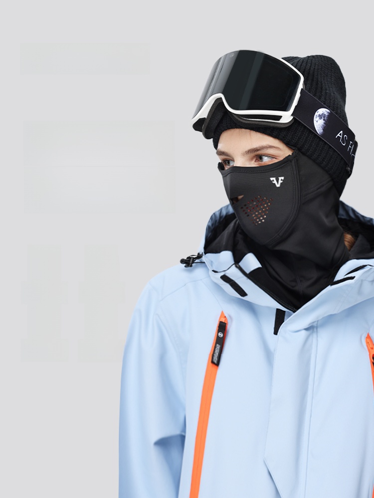 Ski Mask Magnetic Suction Face Care Women's Anti-Freezing Windproof Face Mask Men's Cold-Proof Face Towel Head Cover Mask Equipment Veneer Protective Gear