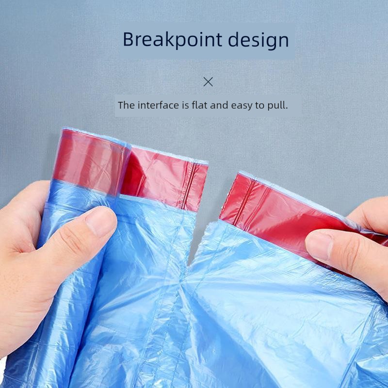 For Home Disposable Thick Drawstring Garbage Bag Earpick
